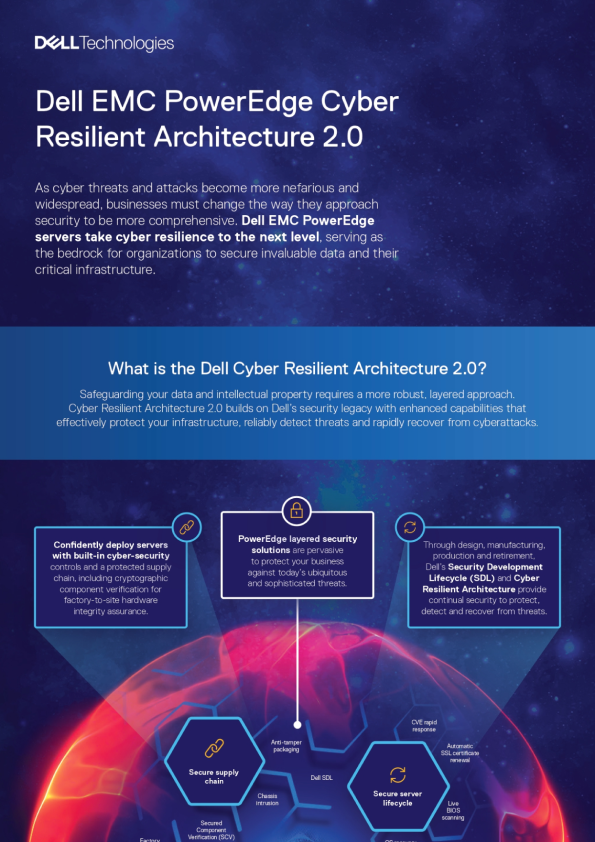 Dell EMC PowerEdge Cyber Resilient Architecture 2.0