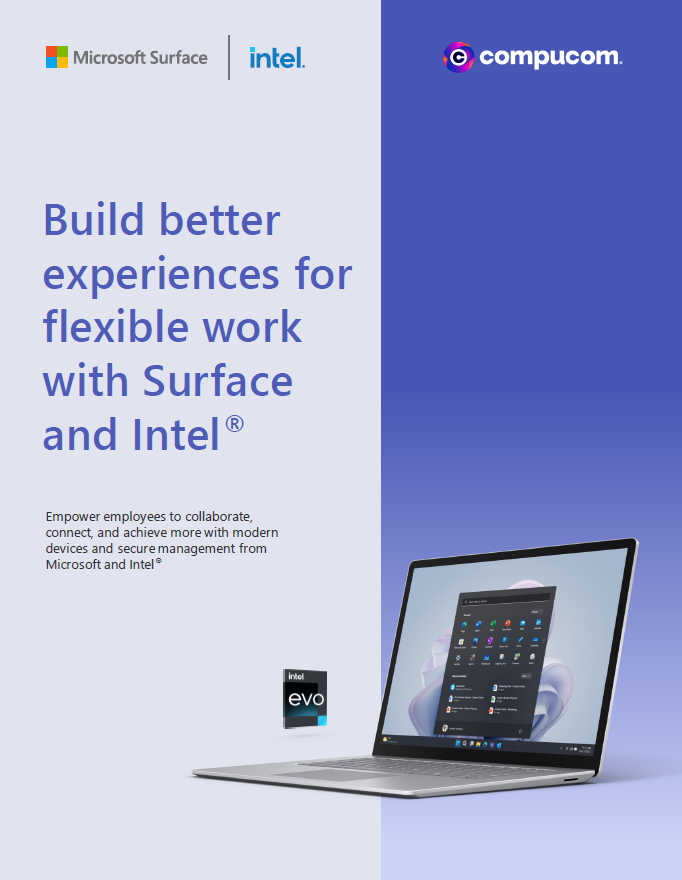 Build better experiences for flexible work with Surface and Intel®