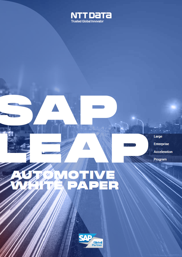 A collaborative, engaged and integrated Automotive Industry with SAP S/4HANA