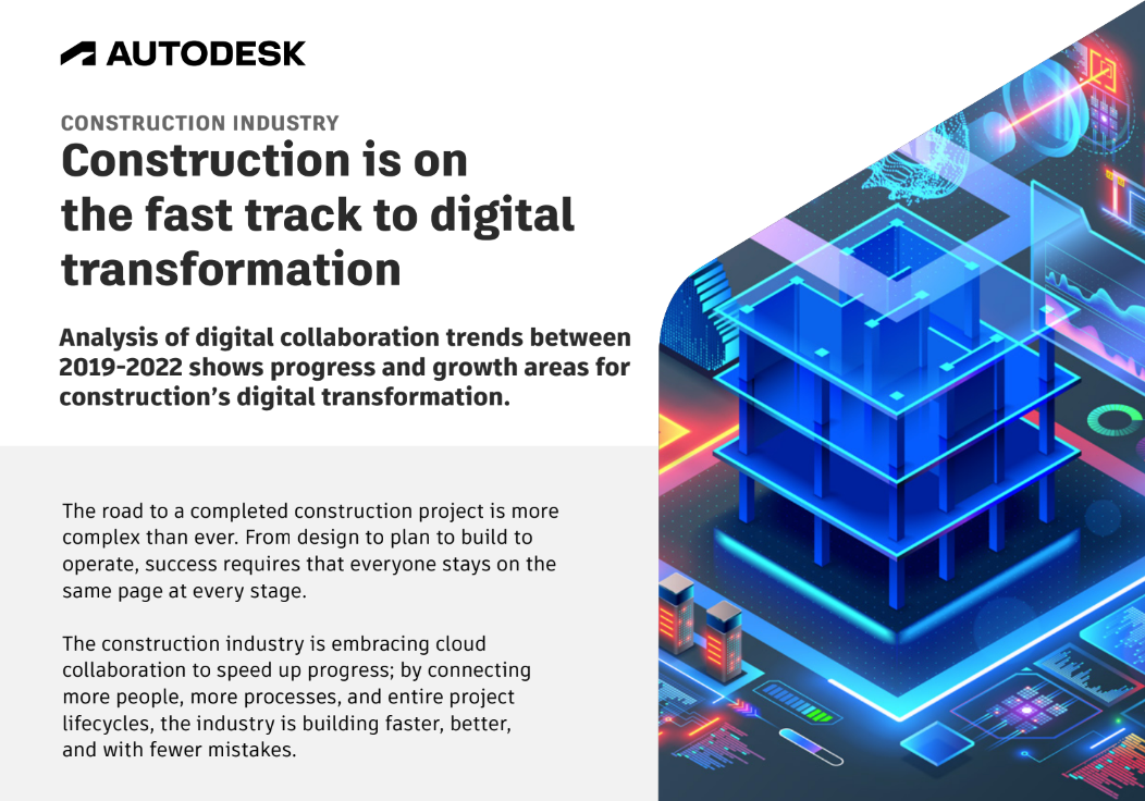 Construction is on the fast track to digital transformation