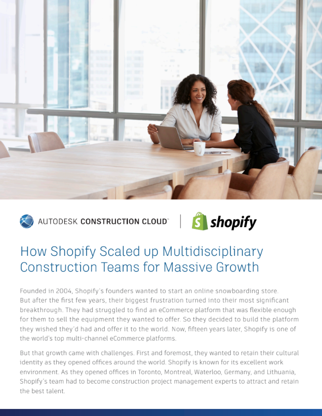 How Shopify Scaled up Multidisciplinary Construction Teams for Massive Growth