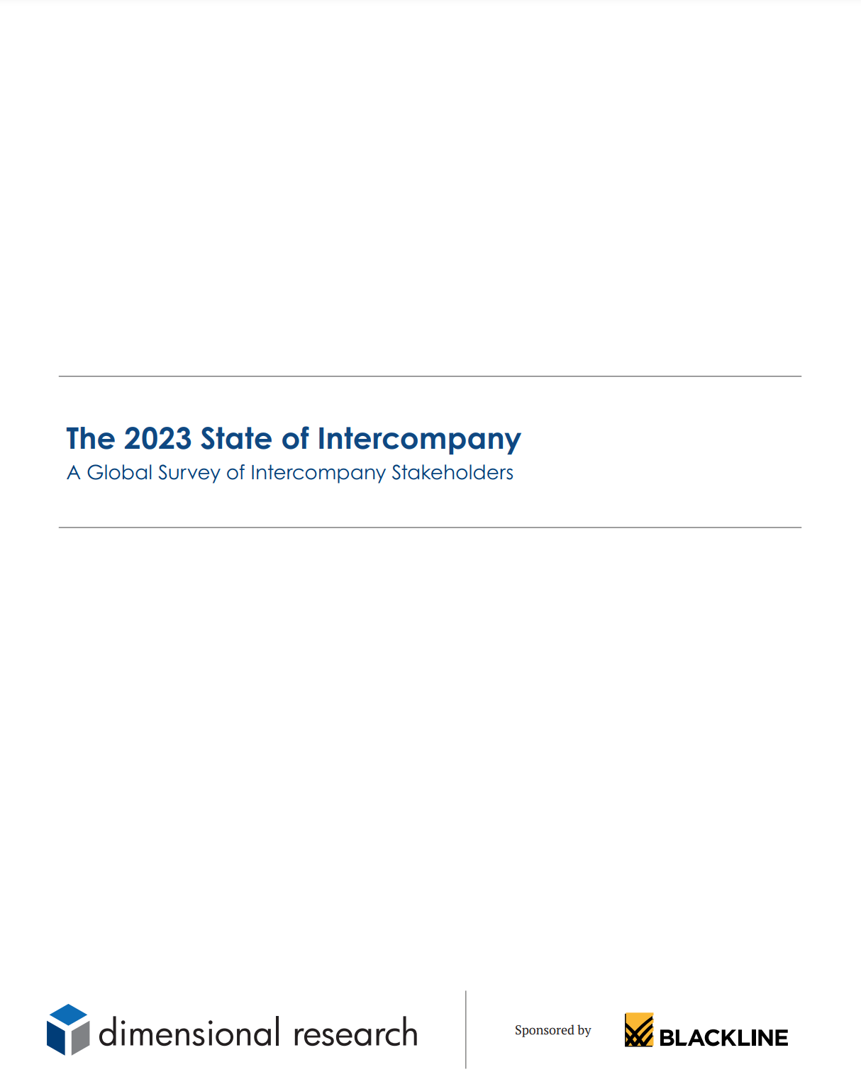 The 2023 State of Intercompany: A Global Survey of Intercompany Stakeholders