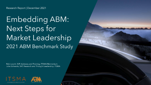 Embedding ABM: Next Steps for Market Leadership