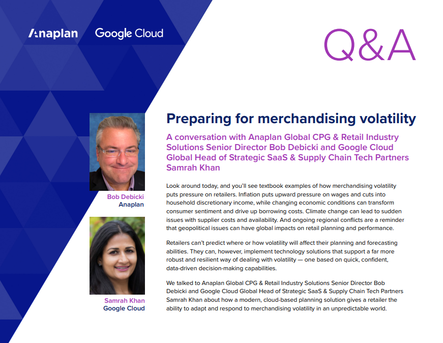 Preparing for merchandising volatility