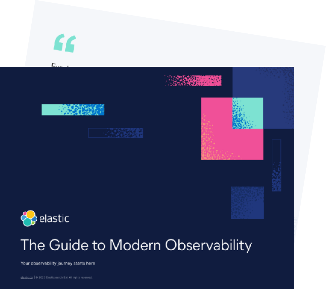 The guide to modern observability: Considerations, concerns, and planning