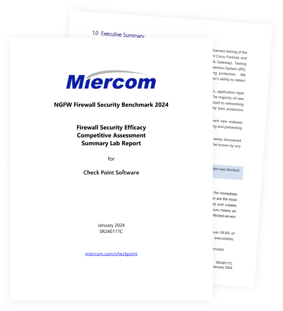 NGFW Firewall Security Benchmark 2024