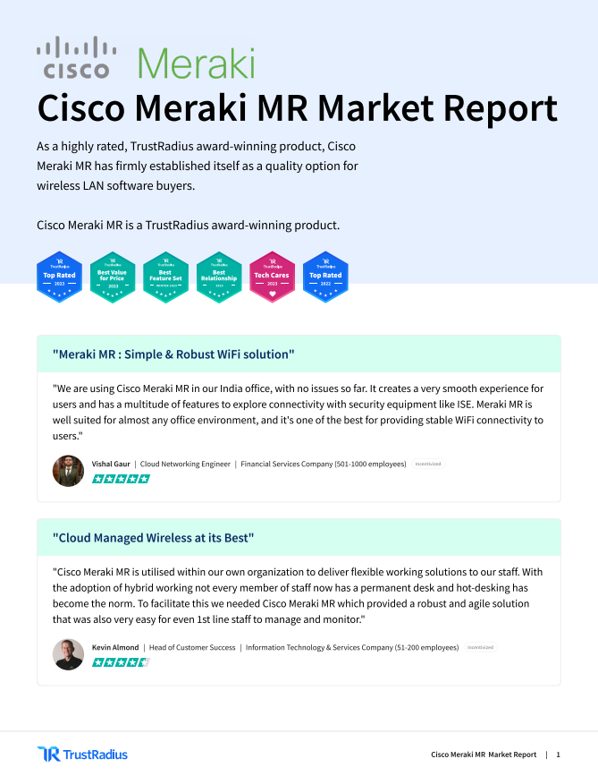 Cisco Meraki MR Market Report