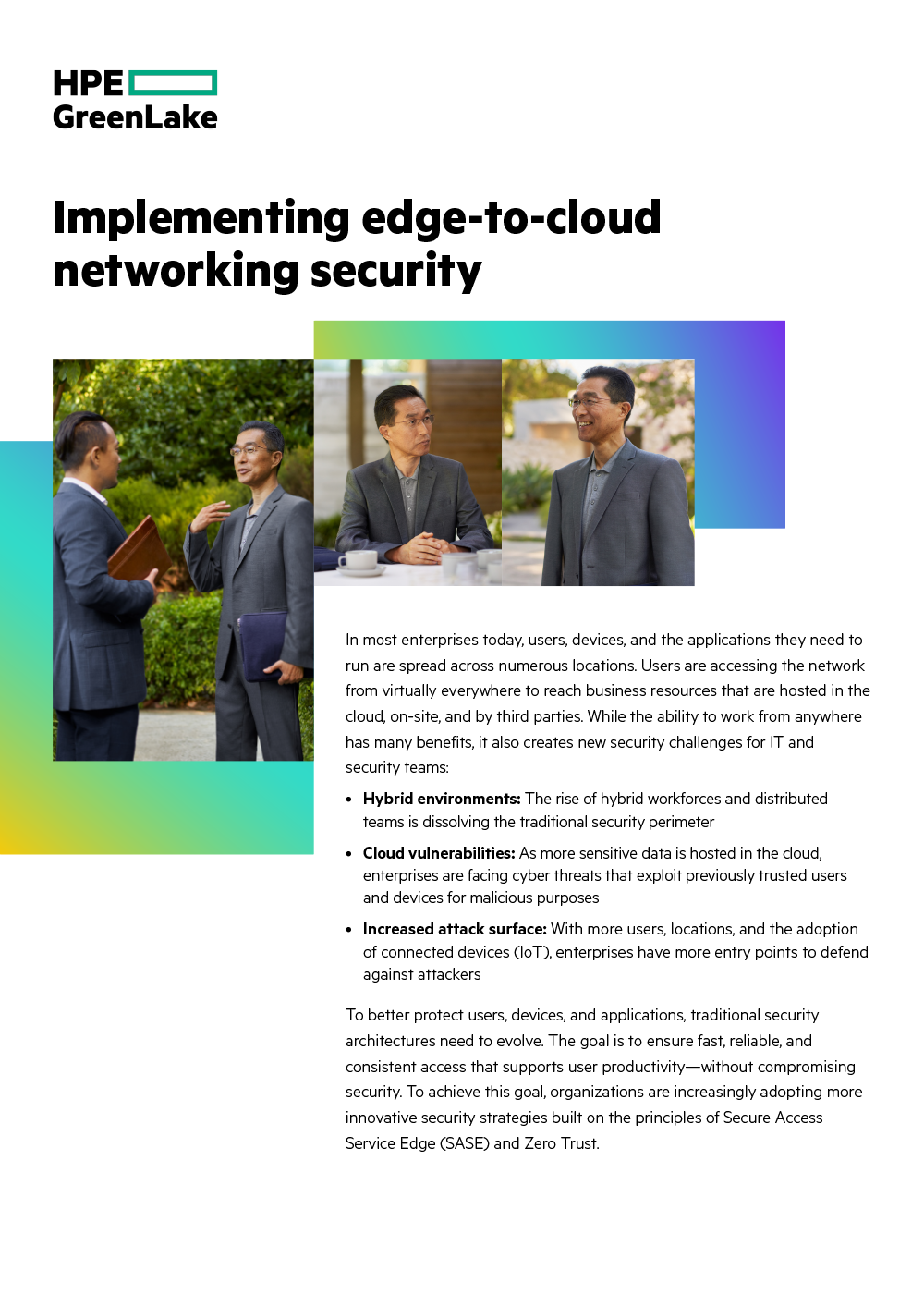 Implementing edge-to-cloud networking security: A best practice brief