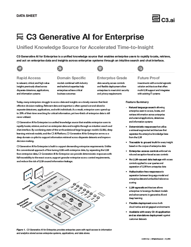 C3 Generative AI for Enterprise