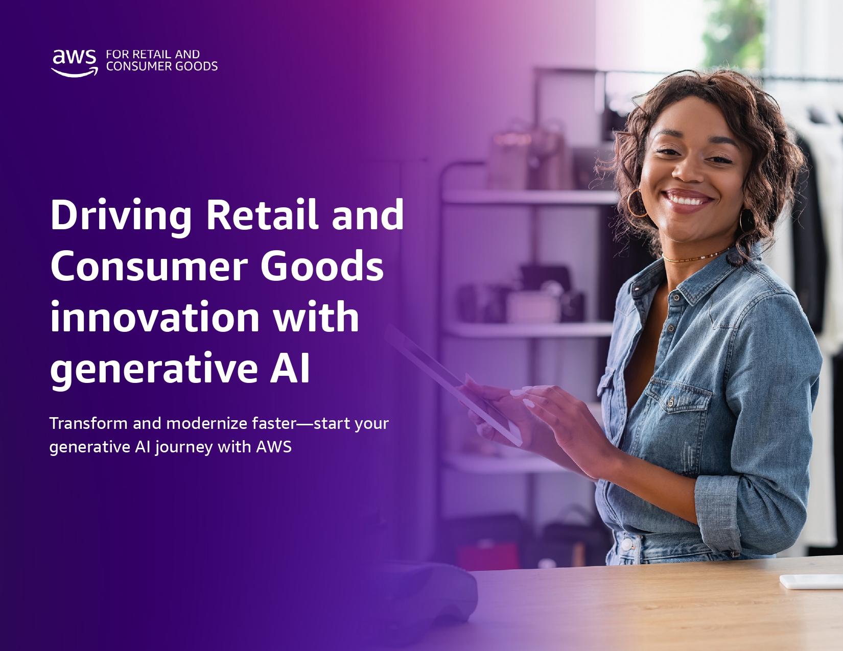 Reimagine Retail and Consumer Goods Innovation with Generative AI