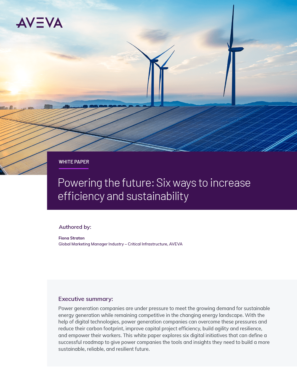 Powering the future: Six ways to increase efficiency and sustainability