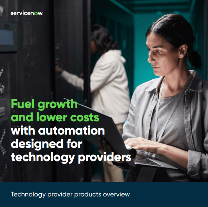 Fuel growth and lower costs with automation designed for Technology Providers