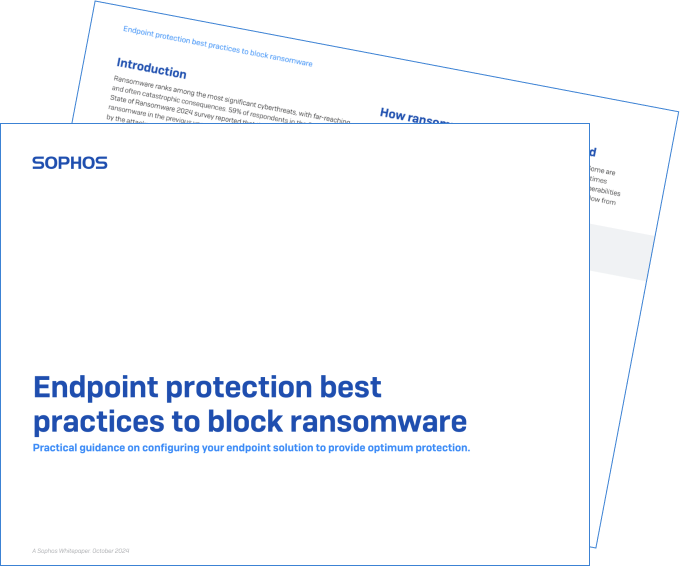 Endpoint protection best practices to block ransomware