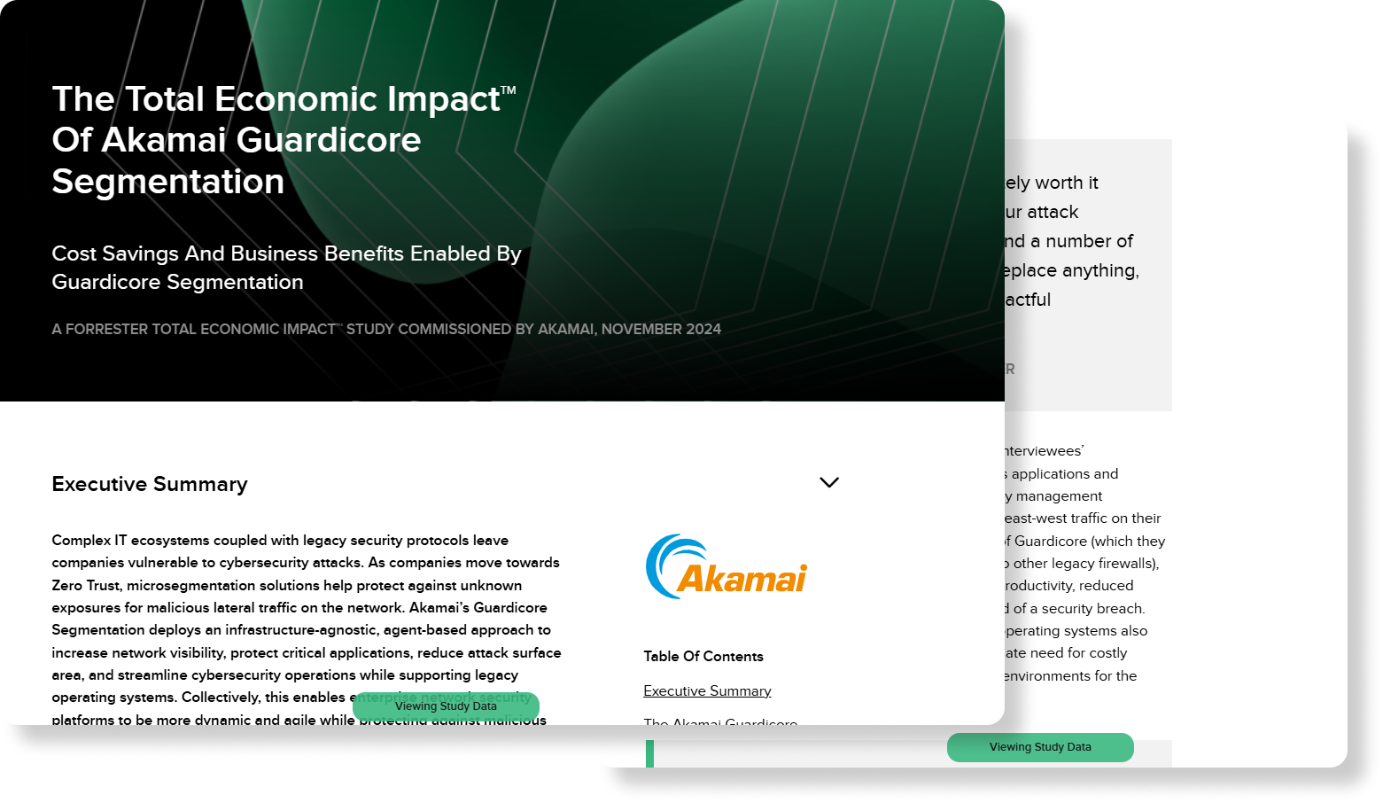 The Total Economic Impact™ of Akamai Guardicore Segmentation