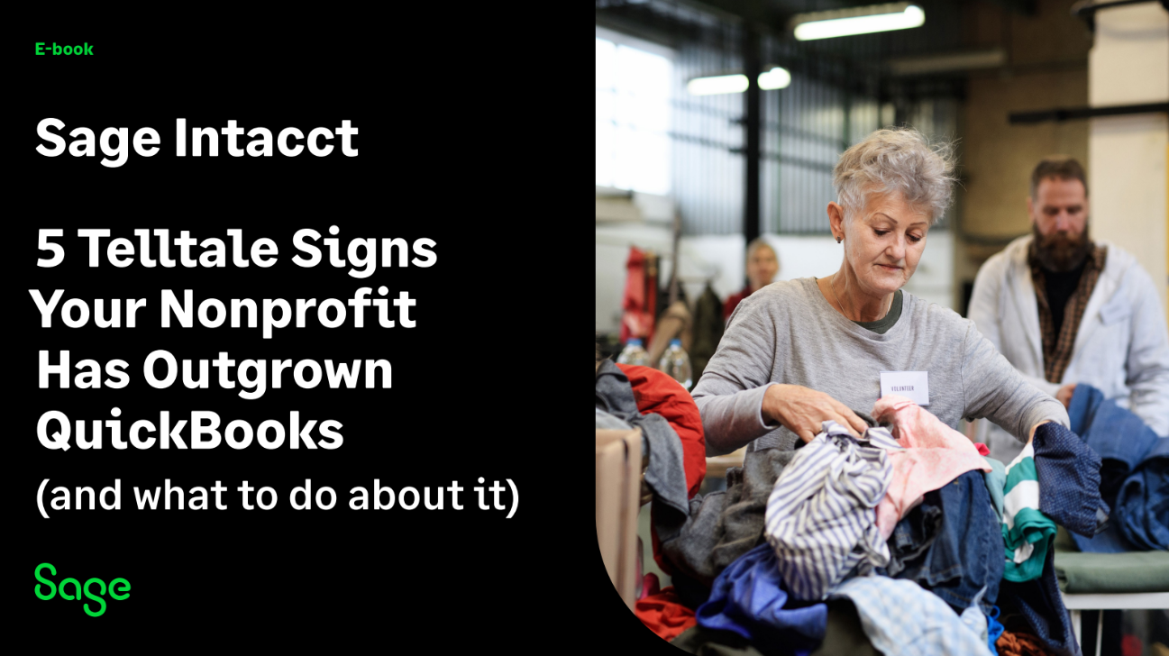 5 Telltale Signs Your Nonprofit Has Outgrown QuickBooks