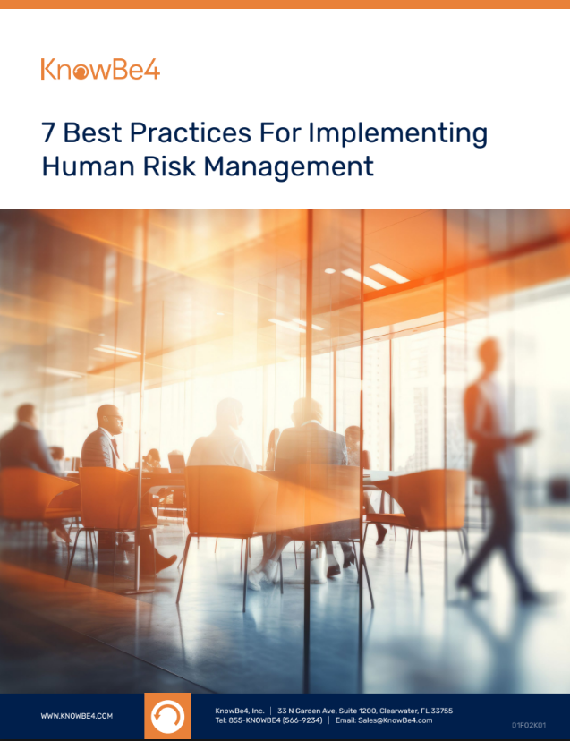 7 Best Practices For Implementing Human Risk Management