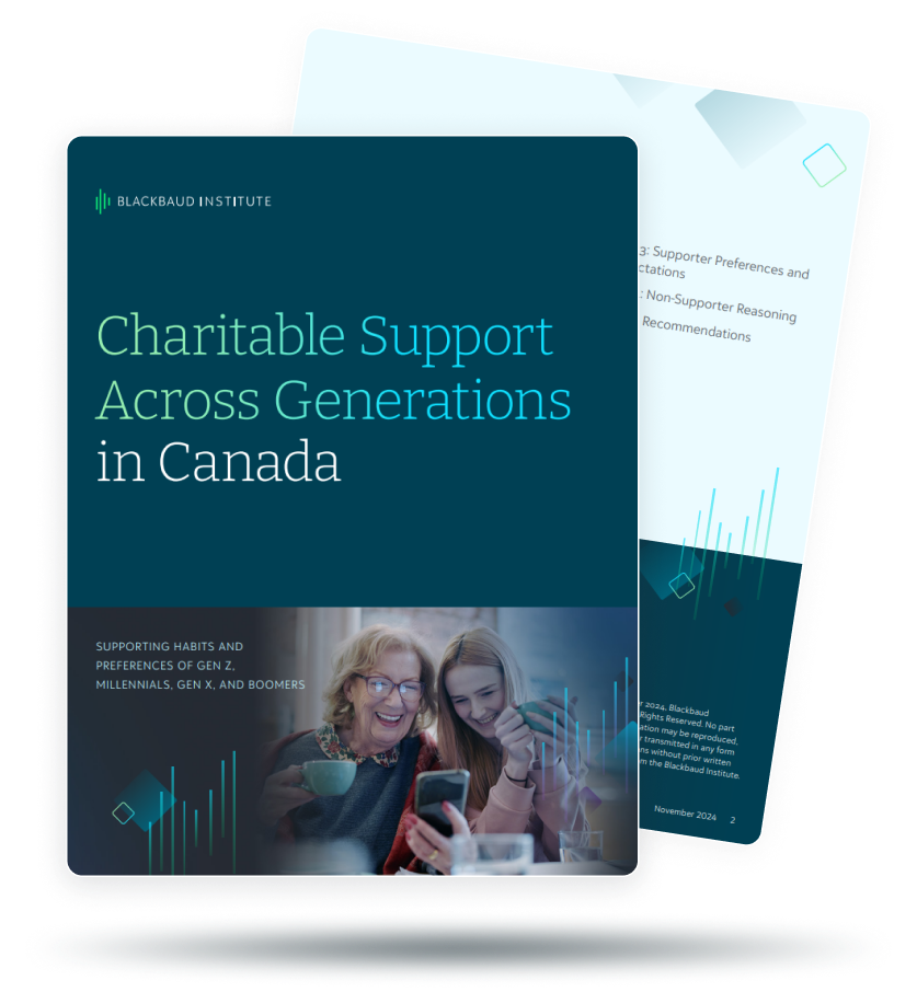 Charitable Support Across Generations in Canada