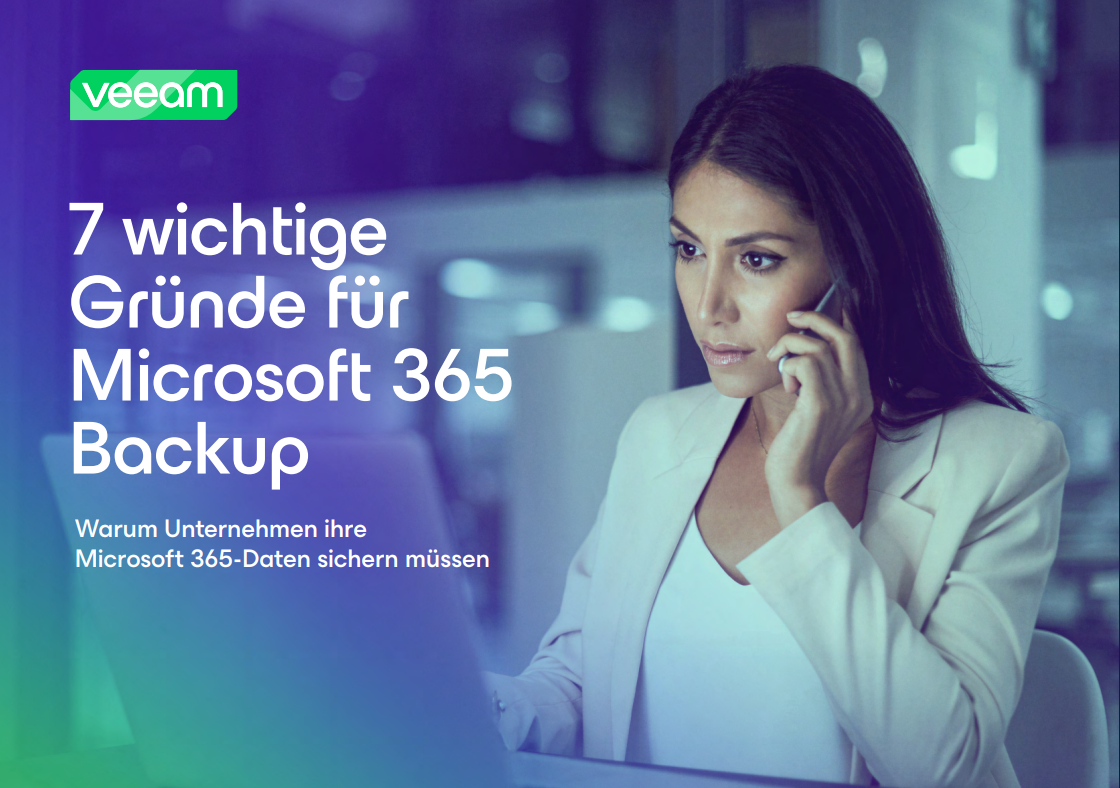 7 wichtige Gründe für Microsoft 365Backup