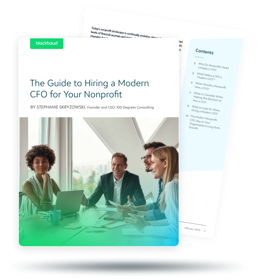 The Guide to Hiring a Modern CFO for Your Nonprofit