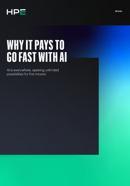 Why it pays to go fast with GenAI