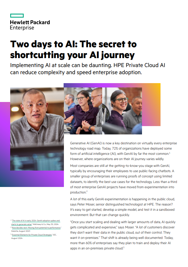 Two days to AI. The secret of shortcutting your artificial intelligence journey