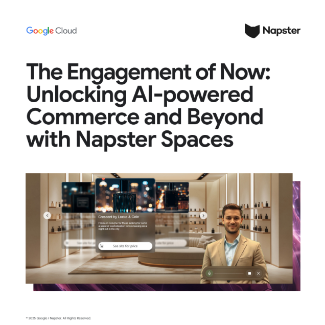 The Engagement of Now: Unlocking AI-powered Commerce and Beyond with Napster Spaces