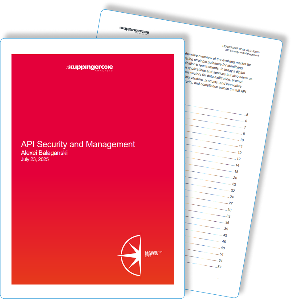 2025 KuppingerCole API Security Management and Leadership Compass