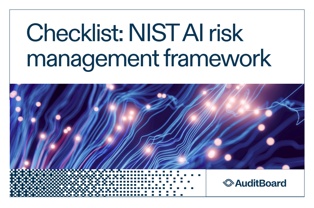 Checklist: NIST AI risk management framework
