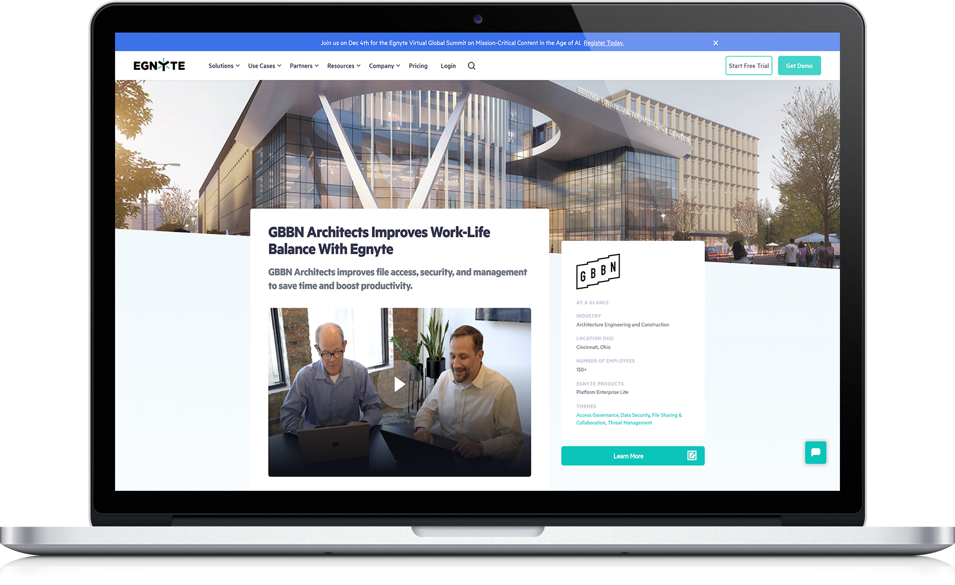 GBBN Architects Improves Work-Life Balance With Egnyte