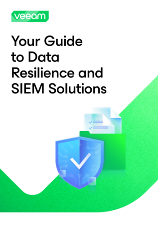 Your Guide to Data Resilience andSIEM Solutions
