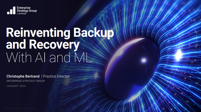 AI and ML in Backup & Recovery
