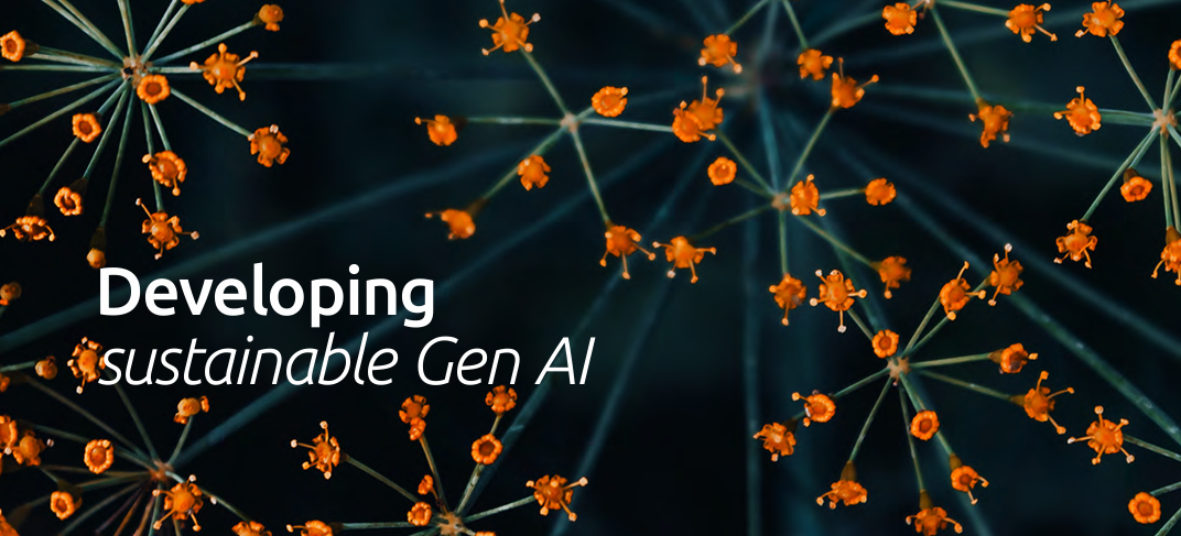Developing sustainable Gen AI