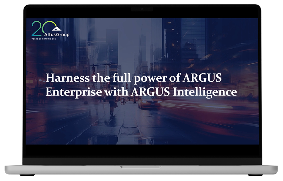 Harness the Full Power of ARGUS Enterprise with ARGUS Intelligence