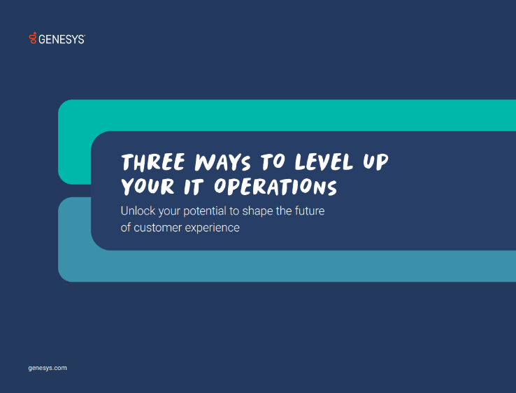 Three ways to level up your IT operations